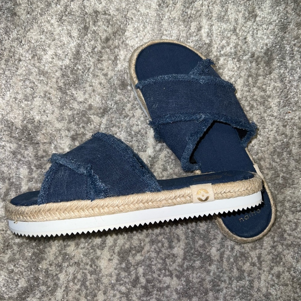 Memory Foam Soal Espadrille Style Slides - image 1